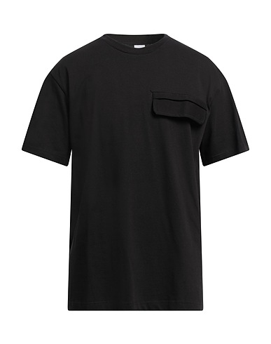 WHY NOT BRAND Basic T-Shirt Black 100% Cotton
