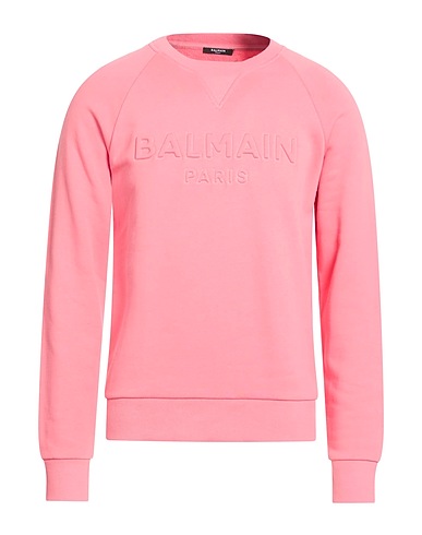 BALMAIN Sweatshirt Rosa 100% Baumwolle