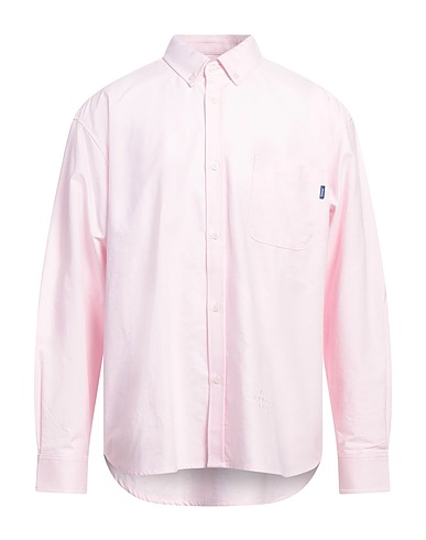 AWAKE NY Camicia tinta unita Rosa 100% Cotone