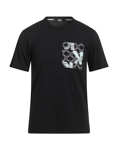 KARL LAGERFELD T-shirt Black 100% Organic cotton
