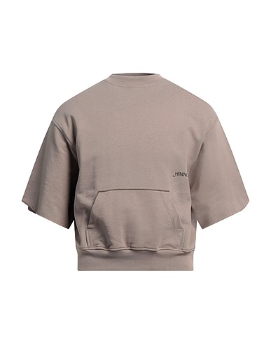 HINNOMINATE Felpa Khaki 100% Cotone, Elastan