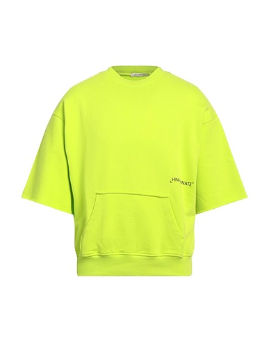HINNOMINATE Sweatshirt Lime green 100% Cotton, Elastane