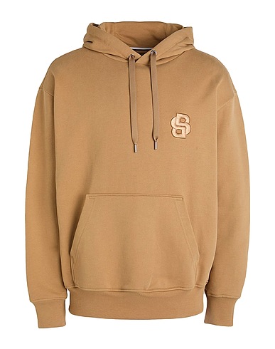 BOSS Hooded track jacket  Sand 100% Cotton