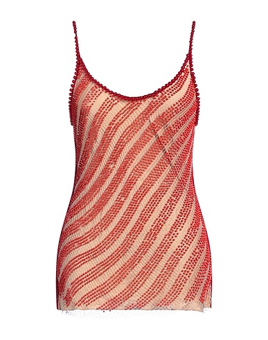 DIOTIMA Camisole Red 100% Nylon, Silk, Glass