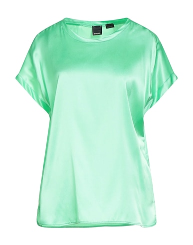 PINKO Top Green 96% Silk, 4% Elastane
