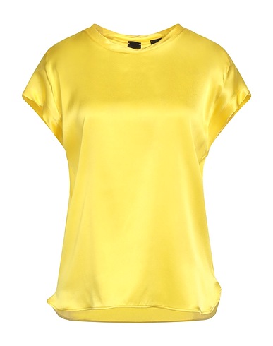 PINKO Top Gelb 96% Seide, 4% Elastan