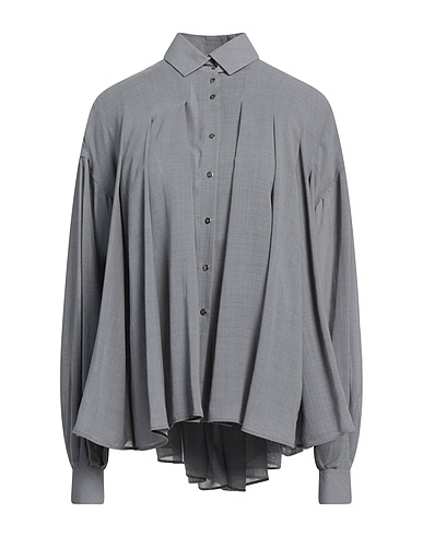 LENA LUMELSKY Solid colour shirts & blouses Grey 100% Wool