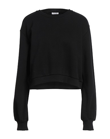 PATRIZIA PEPE Sweatshirt Black 86% Cotton, 14% Polyester