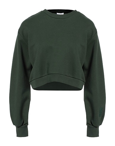 PATRIZIA PEPE Sweatshirt Military green 86% Cotton, 14% Polyester
