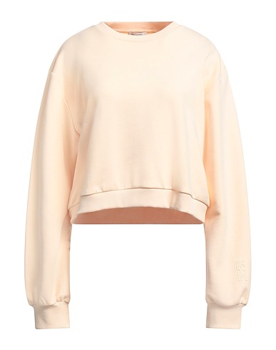 PATRIZIA PEPE Sweatshirt Beige 86% Cotton, 14% Polyester