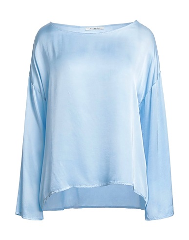 LE STREGHE Top Sky blue 100% Viscose