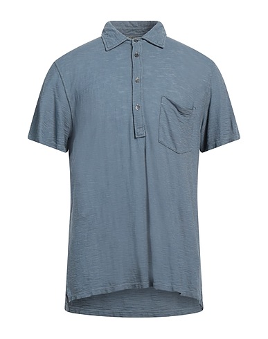 BARENA Poloshirt Taubenblau 100% Baumwolle