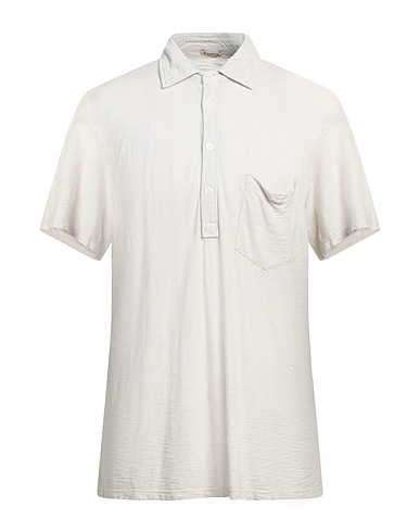 BARENA Poloshirt Hellgrau 100% Baumwolle
