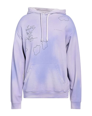 OBJECTS IV LIFE Hooded track jacket  Lilac 100% Cotton