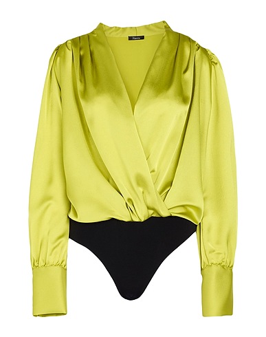 HANITA TOPWEAR Lime green 97% Polyester, 3% Elastane