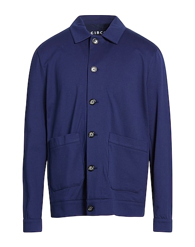 CIRCOLO 1901 Camisa lisa Azul marino 97% Algodón, 3% Elastán