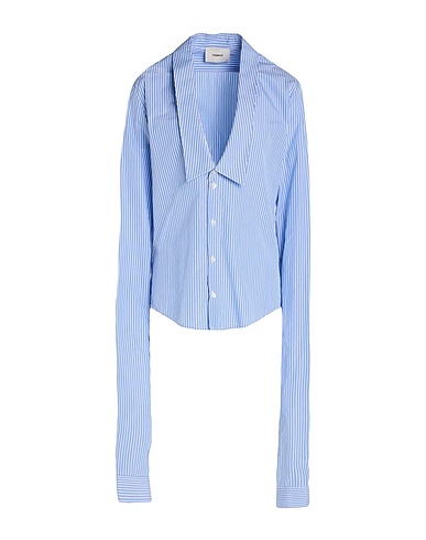 COPERNI Striped shirt Light blue 100% Cotton