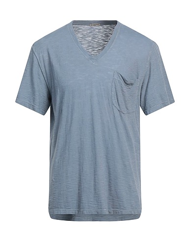 BARENA Basic T-Shirt Pastel blue 100% Cotton
