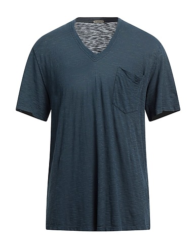 BARENA Basic T-Shirt Navy blue 100% Cotton