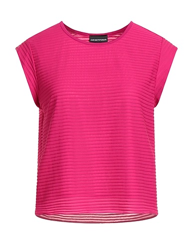 EMPORIO ARMANI Top Fuchsia 92% Polyester, 8% Elastane