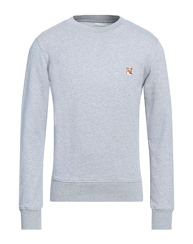 MAISON KITSUNÉ Sweatshirt Light grey 100% Cotton
