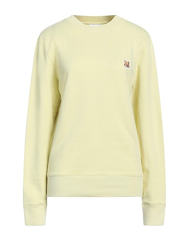 MAISON KITSUNÉ Sweatshirt Pastel yellow 100% Cotton