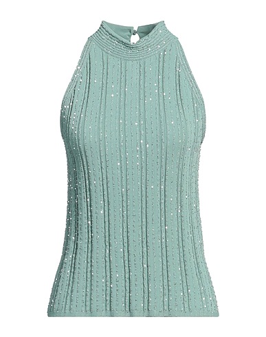 D.EXTERIOR Top Sage green 62% Viscose, 28% Polyamide, 10% Polyester