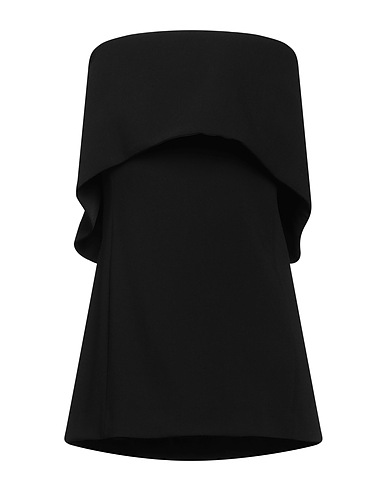 TOTEME Schulterfreies Top Schwarz 70% Viskose, 30% Wolle
