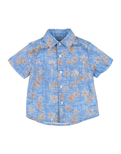JECKERSON Patterned shirt Blue 100% Linen