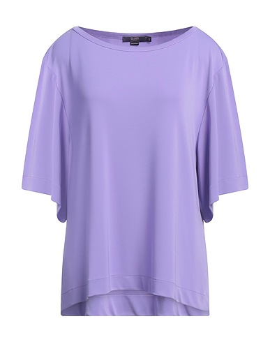 SEVENTY VENEZIA Basic T-Shirt Mauve 95% Polyester, 5% Elastane