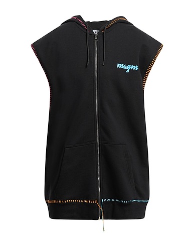 MSGM Sudadera Negro 100% Algodón
