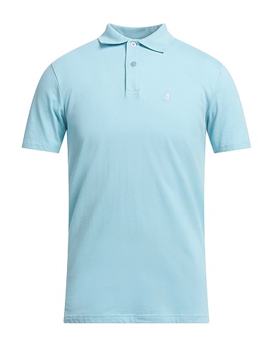 JECKERSON Polo Celeste 100% Cotone