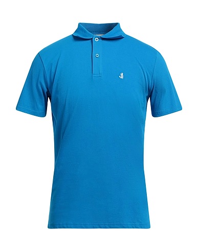 JECKERSON Polo shirt Azure 100% Cotton