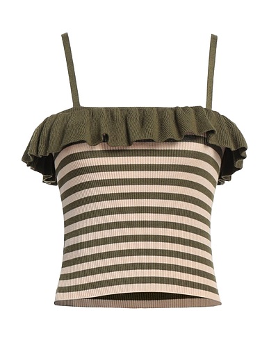 VICOLO Top Military green 70% Viscose, 30% Polyester