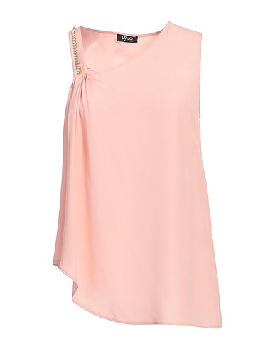LIU •JO Top Rosa antiguo 82% Acetato, 18% Seda