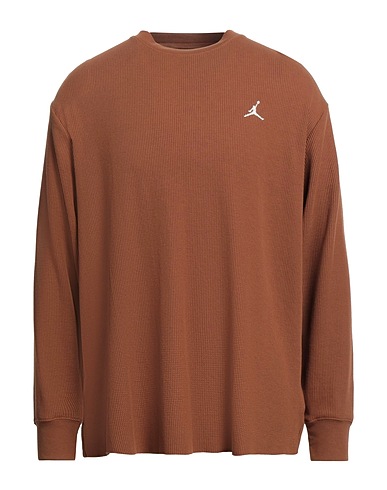 JORDAN Basic T-Shirt Braun 60% Baumwolle, 40% Polyester