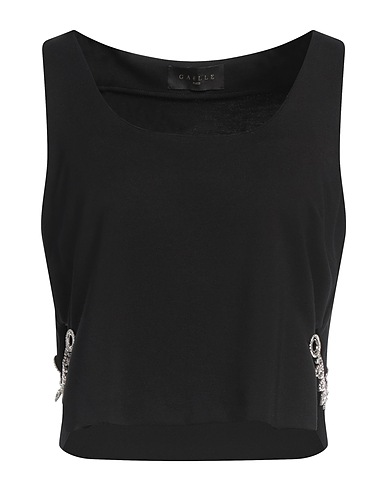GAëLLE Paris Top Black 60% Viscose, 35% Polyamide, 5% Elastane