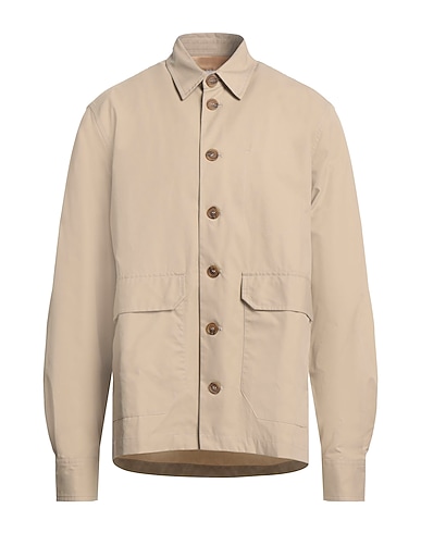 MACIEL Solid colour shirt Beige 100% Cotton