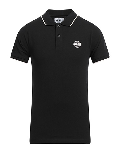 PACIOTTI 4US Polo Nero 95% Cotone, 5% Elastan