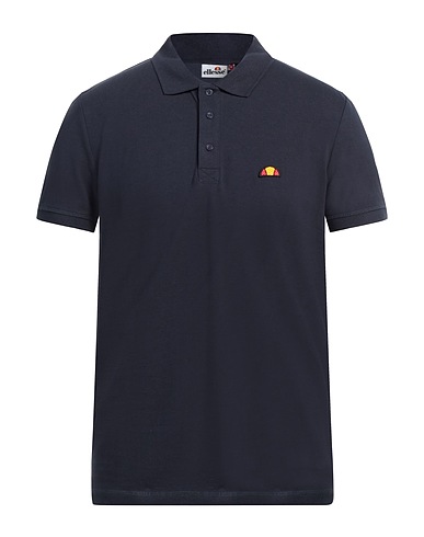 ELLESSE Polo shirt Navy blue 100% Cotton