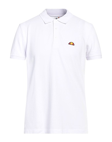 ELLESSE Polo Bianco 100% Cotone