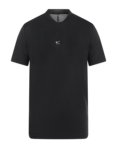 NIKE Basic T-shirt X MMW Black 75% Polyester, 13% Cotton, 12% Viscose