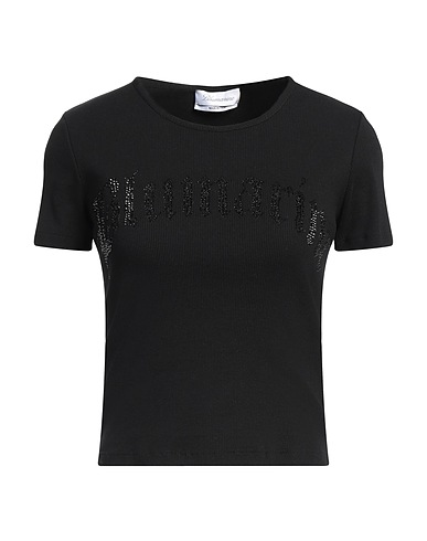 BLUMARINE T-shirt Black 95% Cotton, 5% Elastane