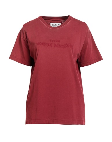MAISON MARGIELA T-shirt Burgundy 100% Cotton