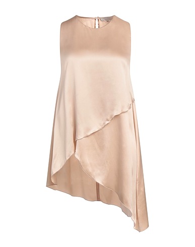 ANTONELLI Silk top Beige 100% Silk