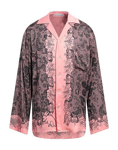 ACNE STUDIOS Patterned shirt Pink 100% Viscose