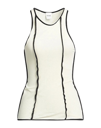 NANUSHKA Vest Pastel yellow 100% Polyester