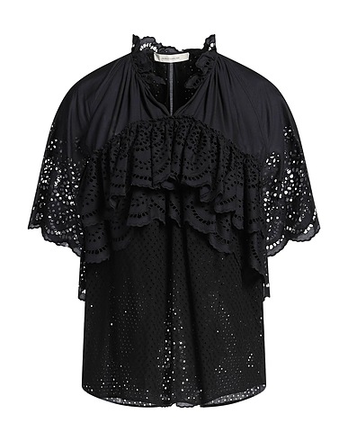 CEDRIC CHARLIER Top Midnight blue 100% Cotton