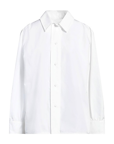 JIL SANDER Solid color shirts & blouses BIANCO 100% Cotton