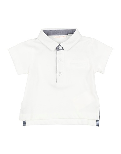 MINIBANDA by SARABANDA Polo shirt White 100% Cotton
